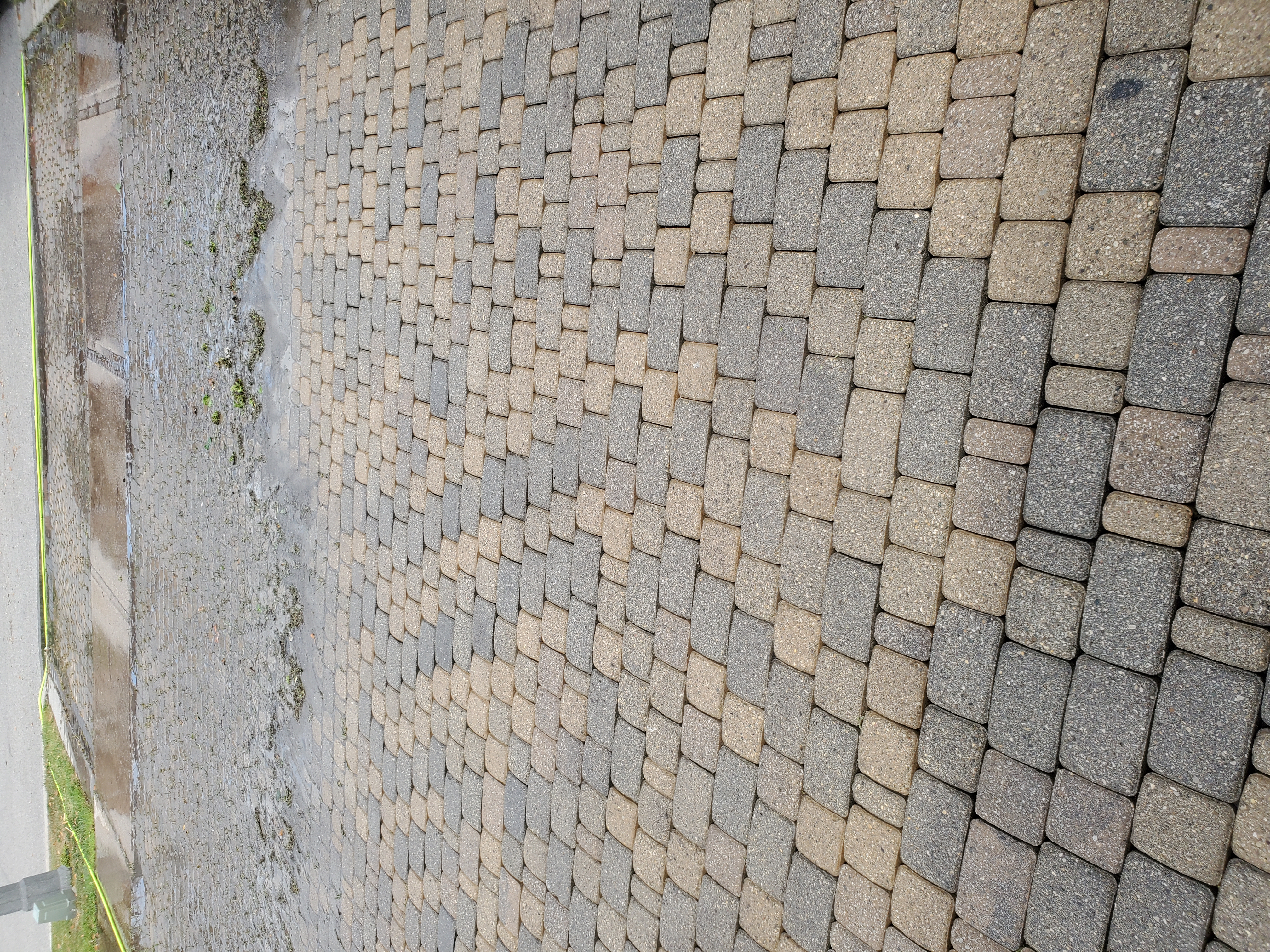 Driveway mid-wash