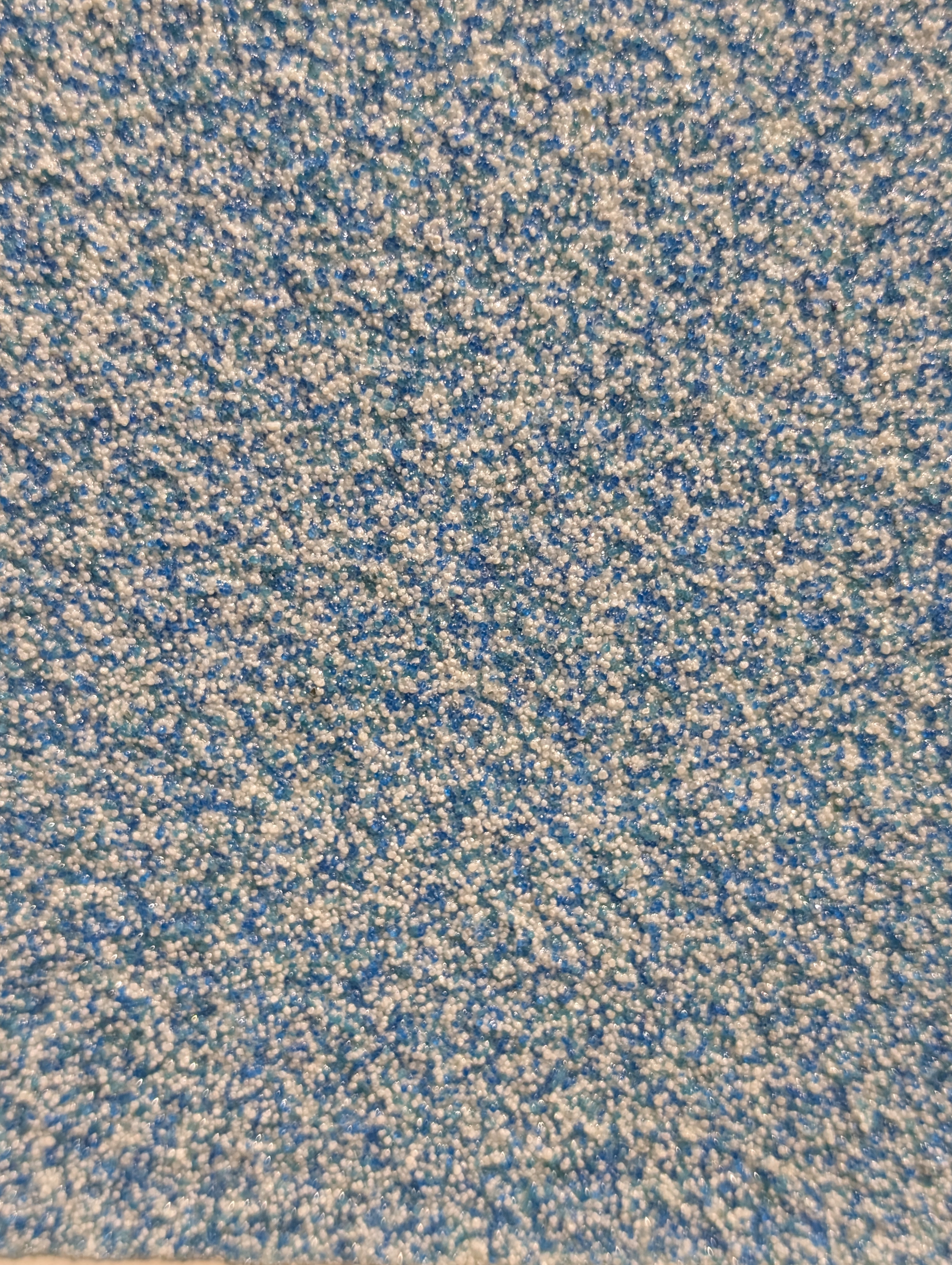 Quartz epoxy blue and white