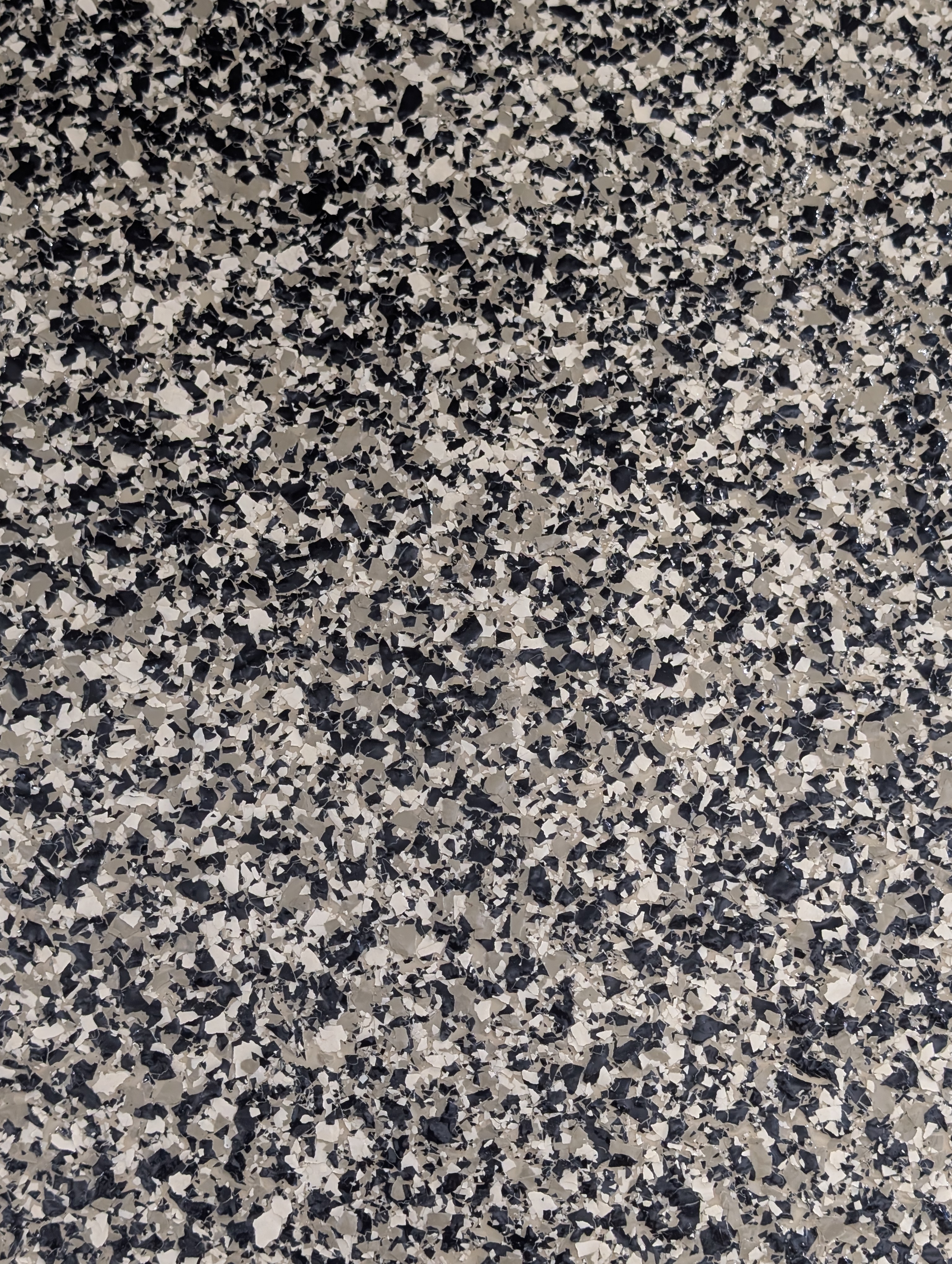 Vinyl flake dark charcoal blend