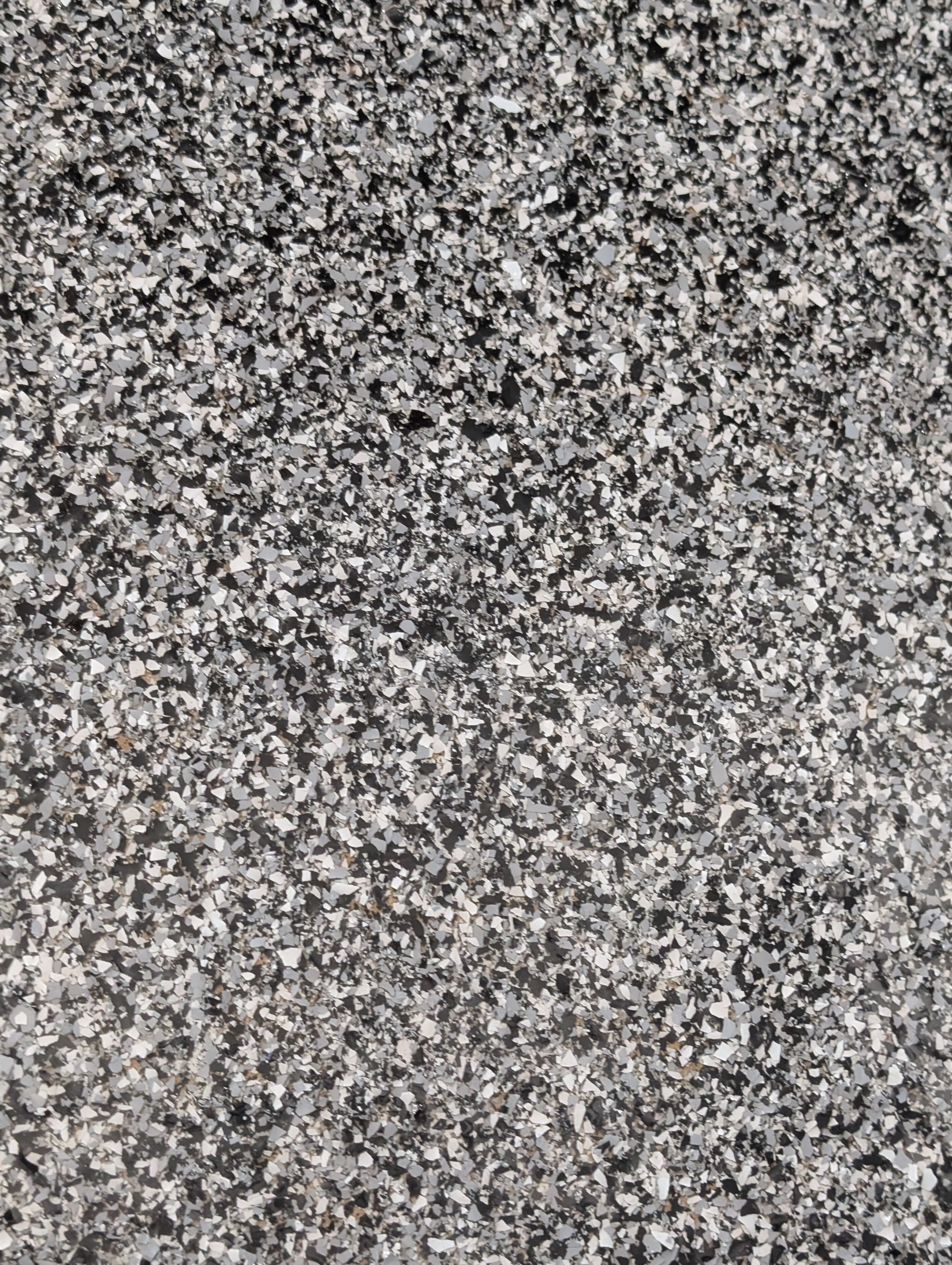 Vinyl flake dark grey silver