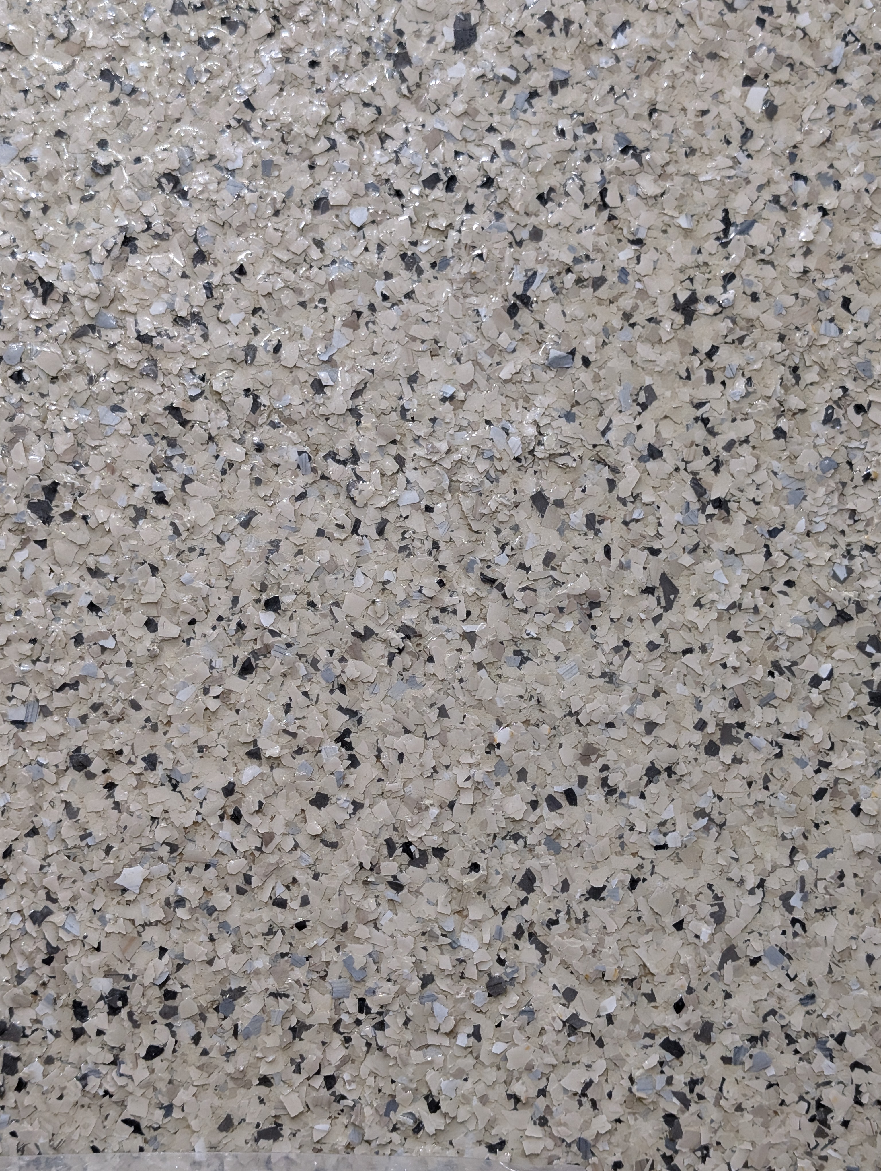 Vinyl flake beige grey silver