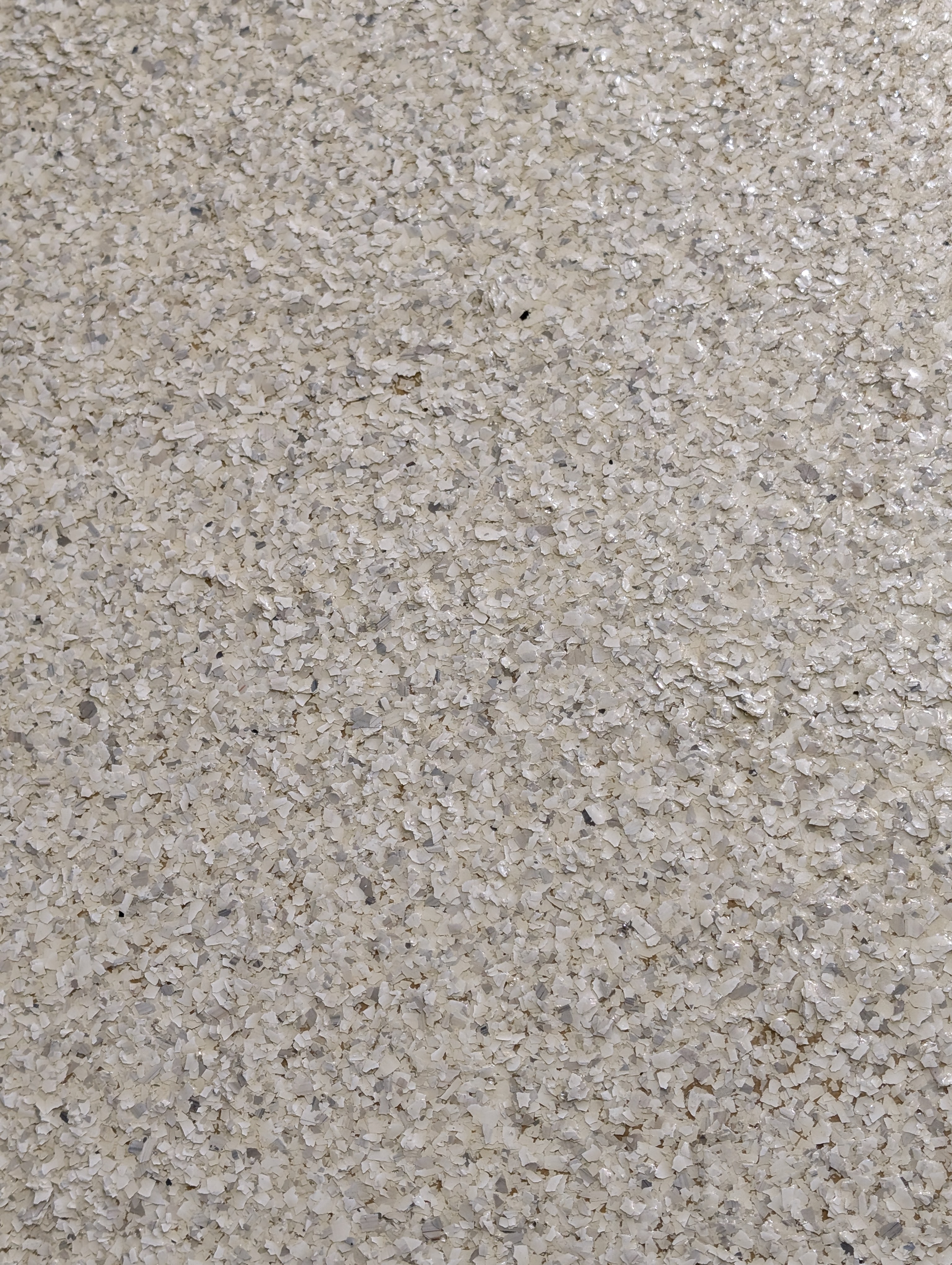 Vinyl flake cream white fine flake