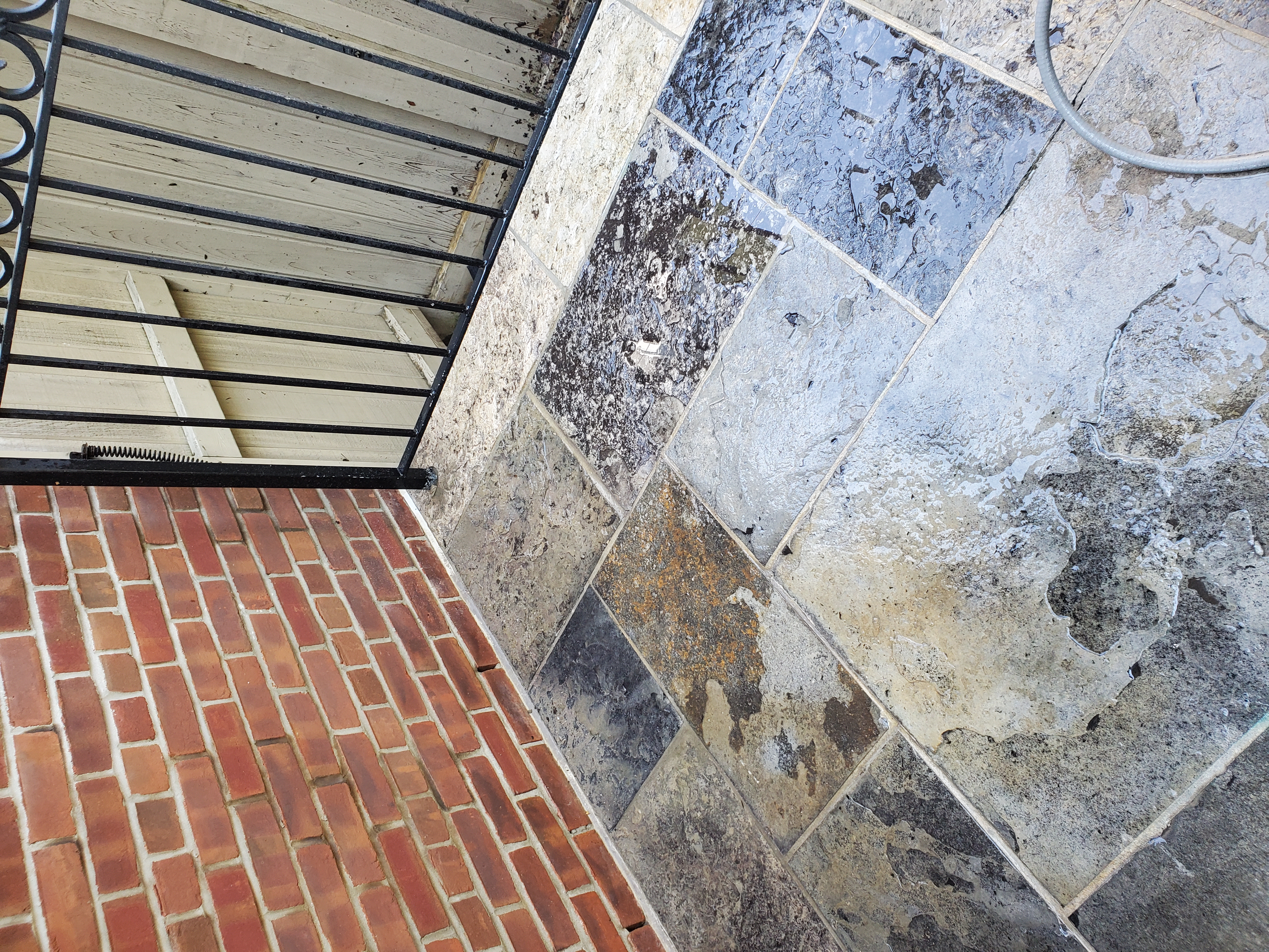 Paver after cleaning