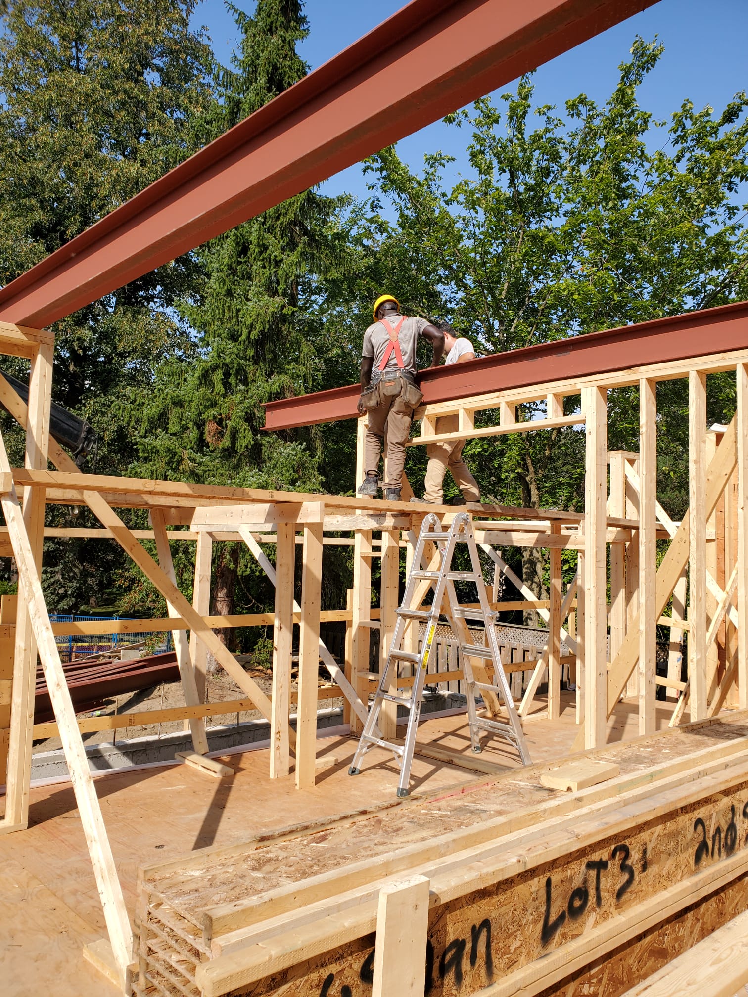 Metal beam framing summer